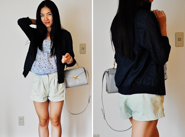 DIY sheer blouson jacket by vivat veritas