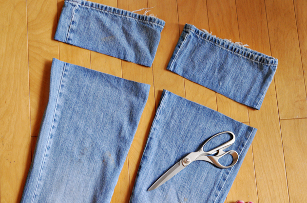 DIY Distressed Boyfriend Denim Process1