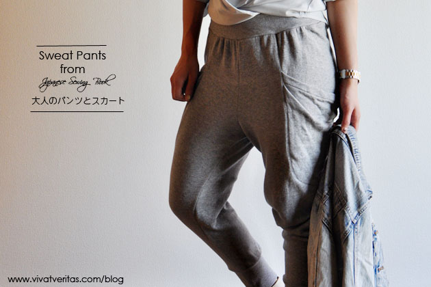 Sweatpants from Japanese sewing book Vivat Veritas