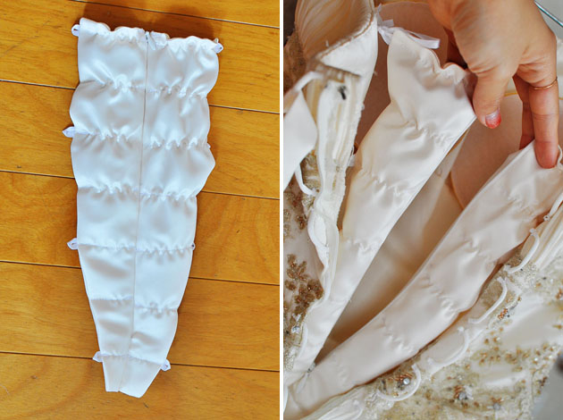 wedding dress Gussets