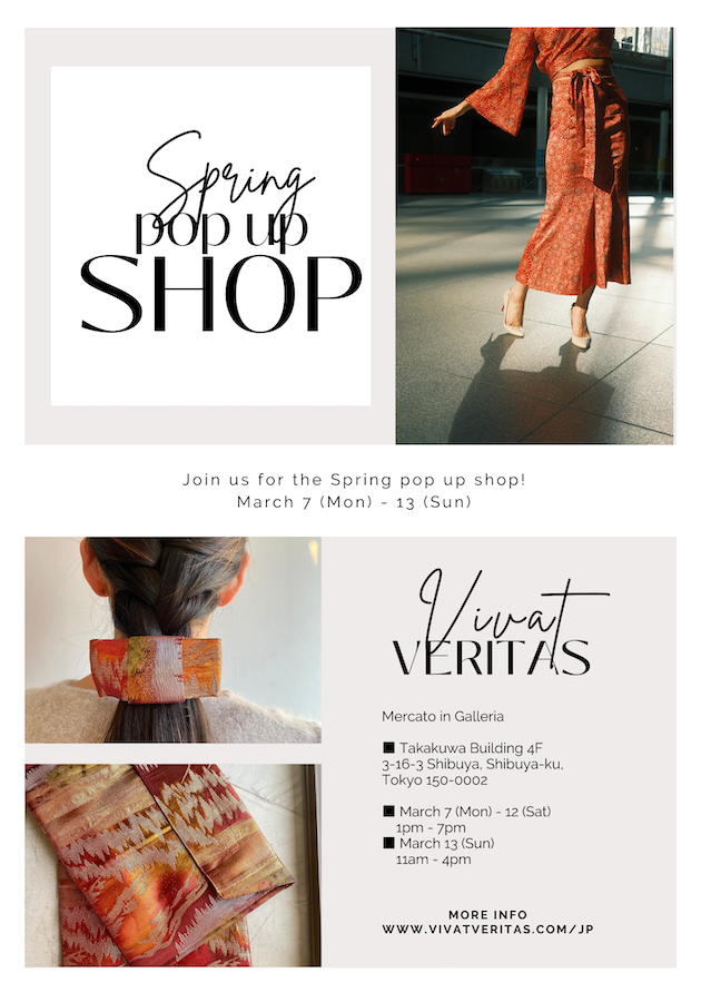 Vivat Veritas spring pop up 