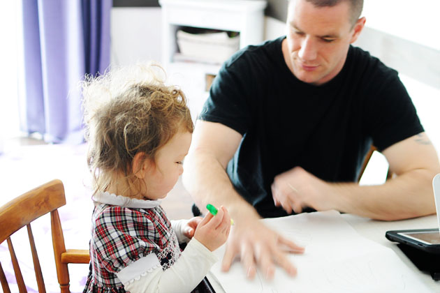 andy and kiko hand painting