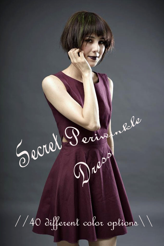 secret periwinkle dress copy