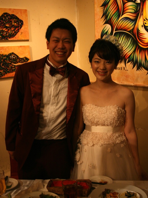 Marie and Takashi Wedding by Vivat Veritas, Made by Rina