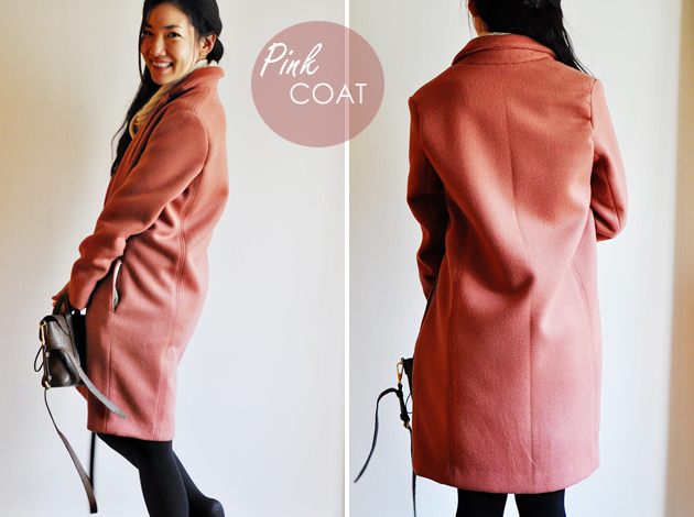 pink coat completed by vivat veritas