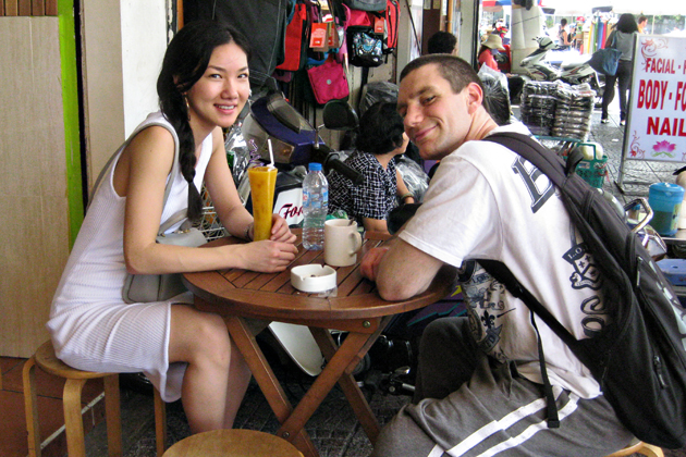 outside of ben thanh market andy and chie2