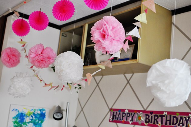 girls birthday party decoration by vivat veritas