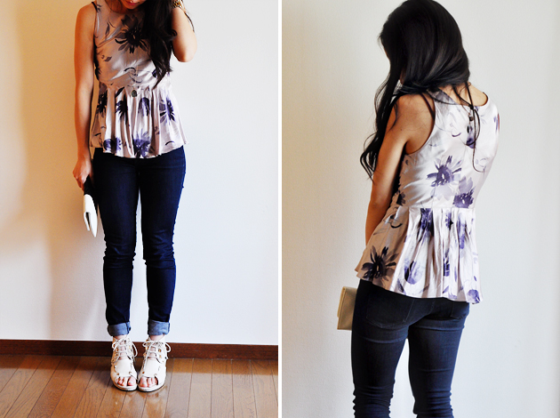 DIY peplum top after photos by vivat veritas