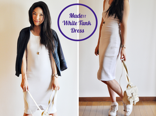 white tank dress with tulip hem vivat veritas blog