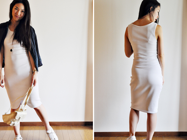 white tank dress with tulip hem vivat veritas blog2