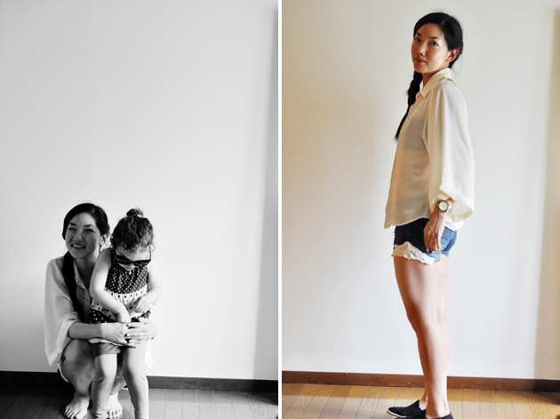 DIY lace shorts by vivat veritas3