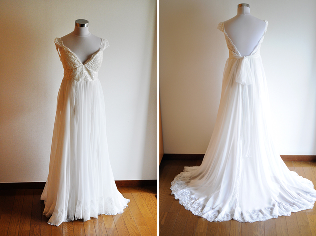 beachy wedding dress