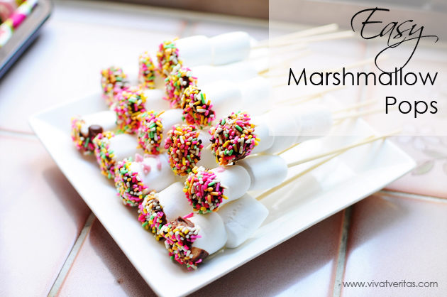 easy marshmallow pops how to by vivat veritas