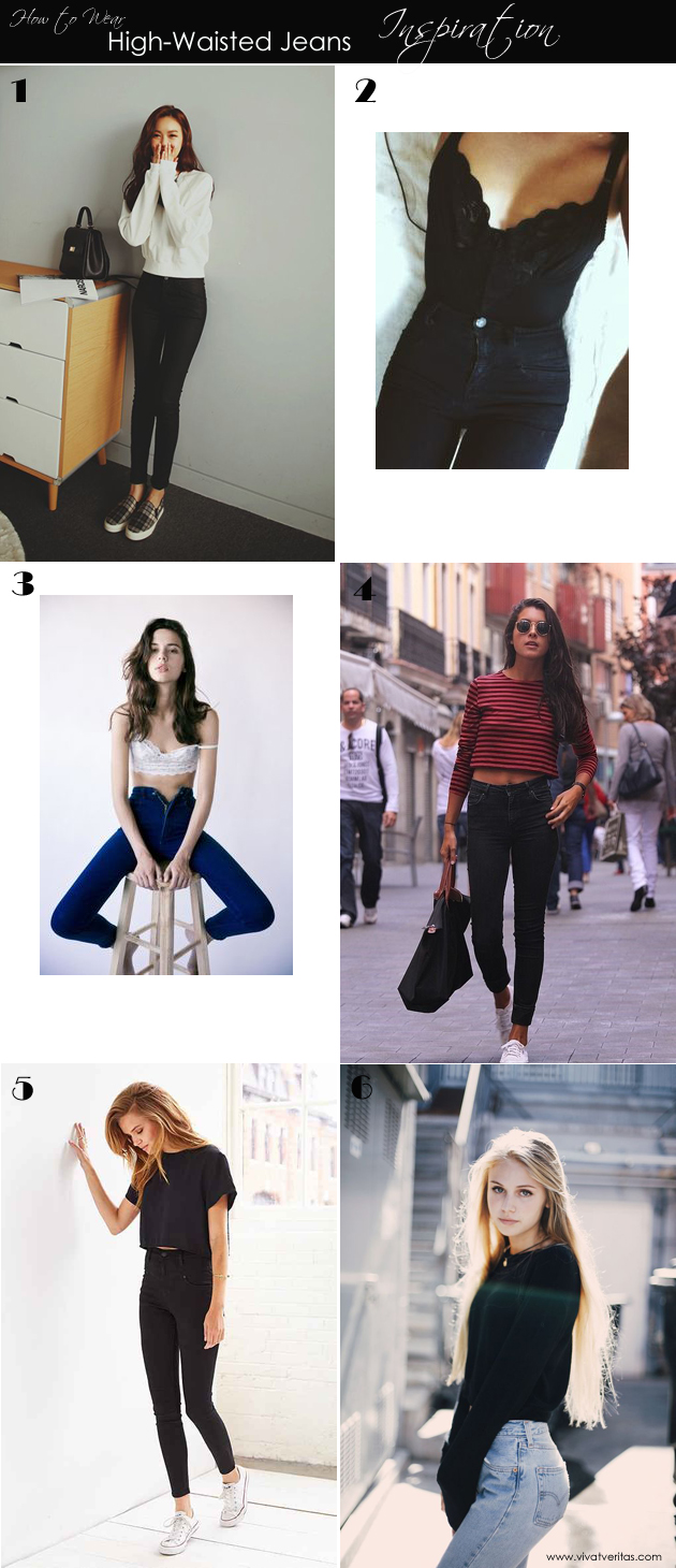 how to wear high waisted jeans inspiration board by vivat veritas