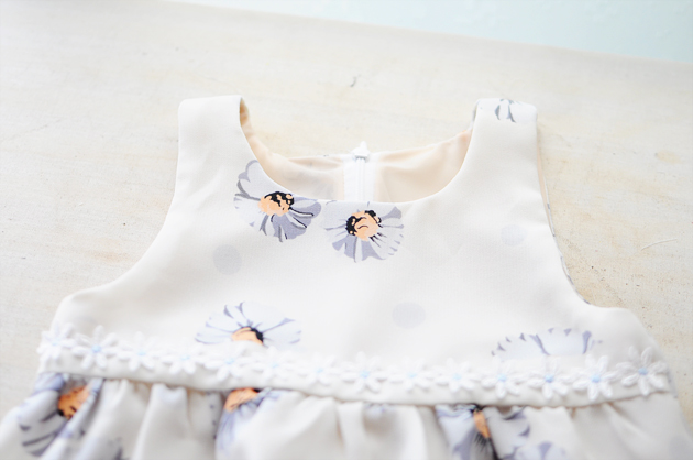 daisy flower baby girl dress6