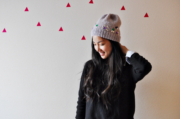 knitted hat diy vivat veritas2