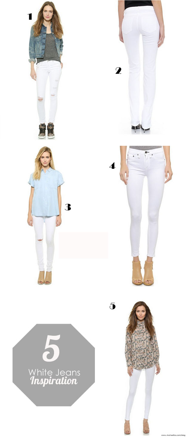 five white jeans sewing inspiration by vivat veritas