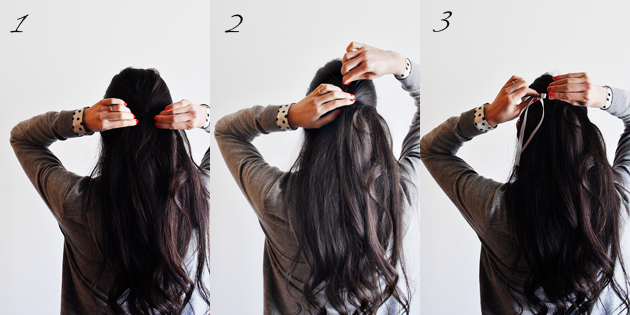 how to wear the bow hair pin steps vivat veritas