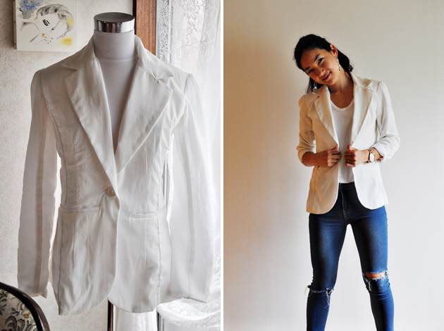 Butterick 4610 White Summer Jacket1