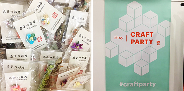 Etsy craft party in Tokyo 2015 via Vivat Veritas