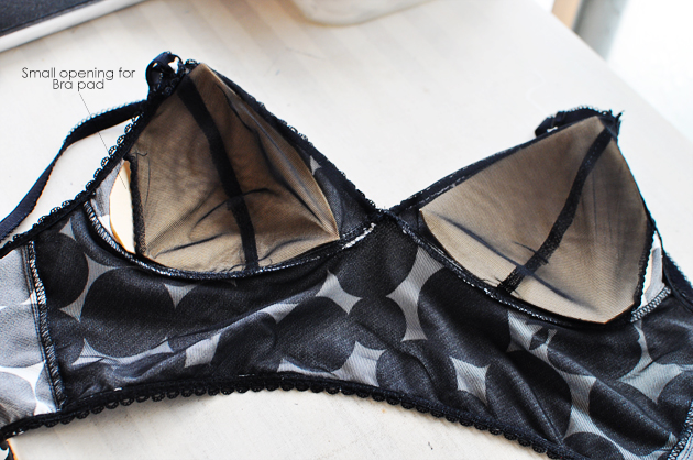 How I added a bra pad on Watson Bra (Click through for more)