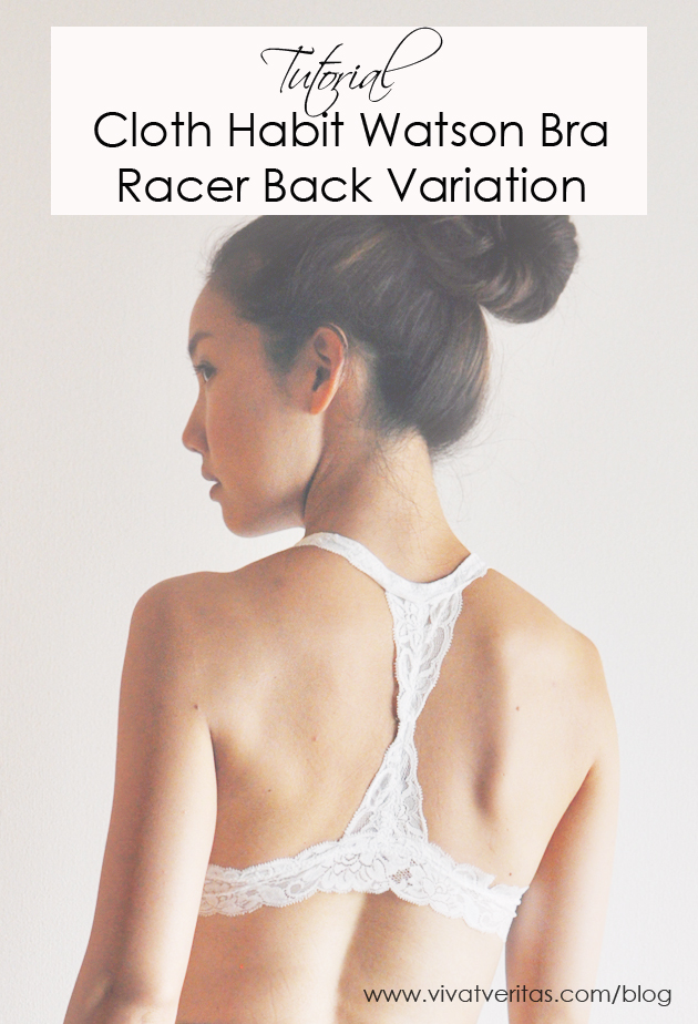 Sewing Tutorial, Watson Bra Racer Back Variation