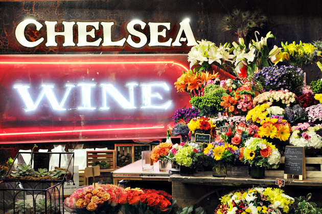 Chelsea Market Flowers Sign