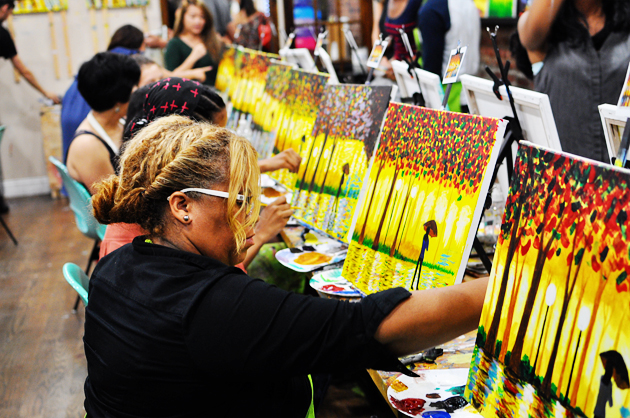 Painting class in NYC2