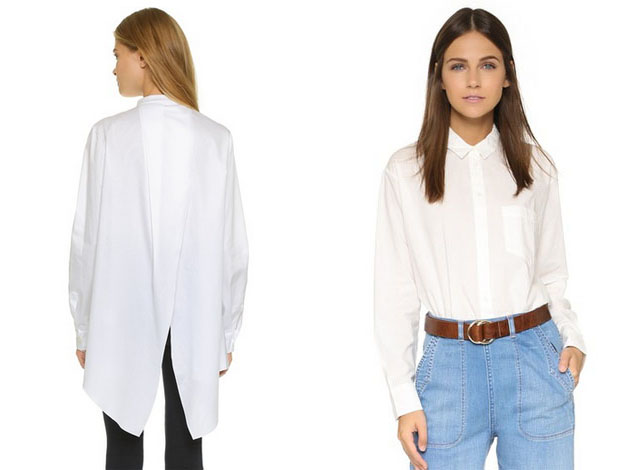 Antonio Berardi and Madewell Poplin Shirt via Shopbop