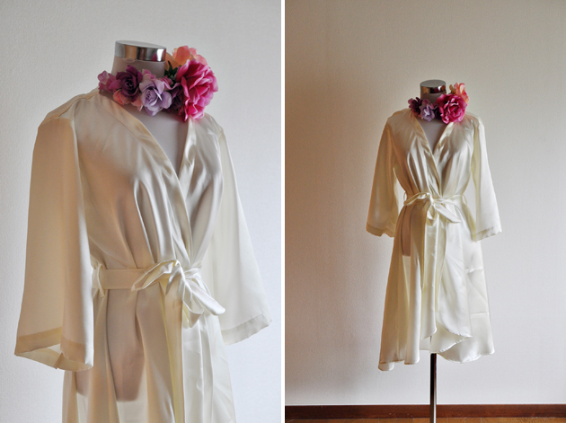 Bridal Satin Robe