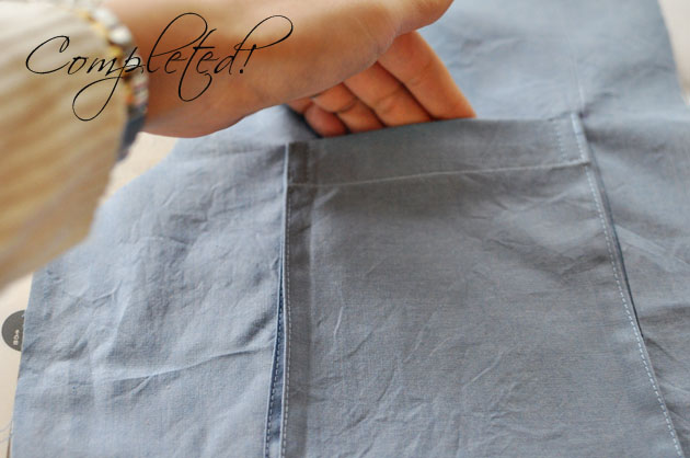 Bellows Pocket Sewing Tutorial via Vivat Veritas Blog