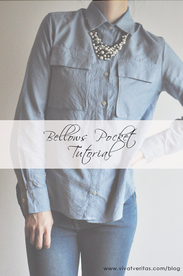 Bellows Pocket Tutorial - free sewing tutorial!