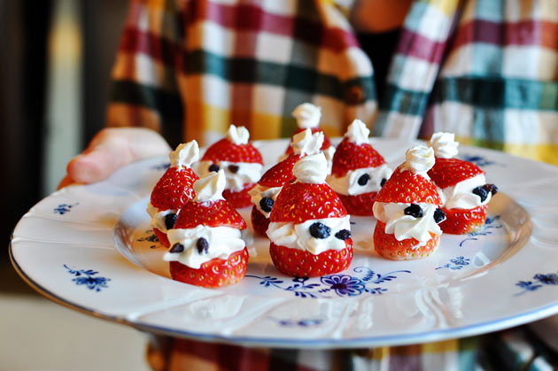 Instagram inspired strawberry christmas snack