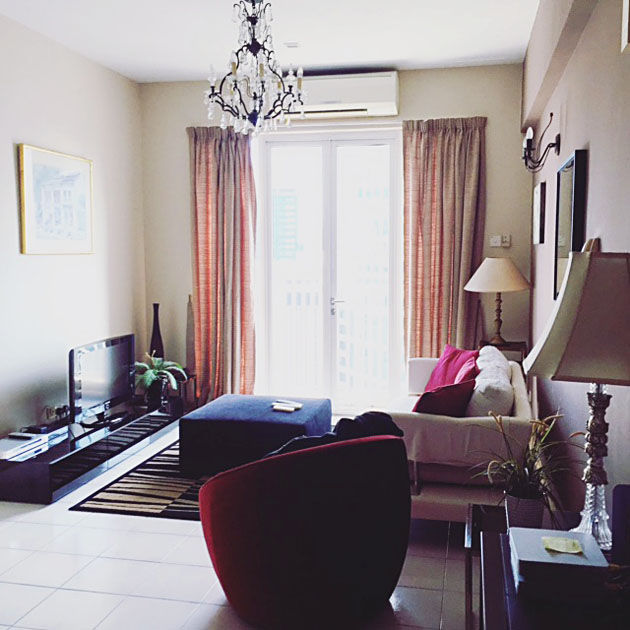 airbnb KL living room