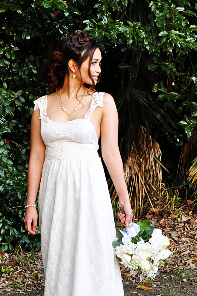 beautiful boho wedding dress