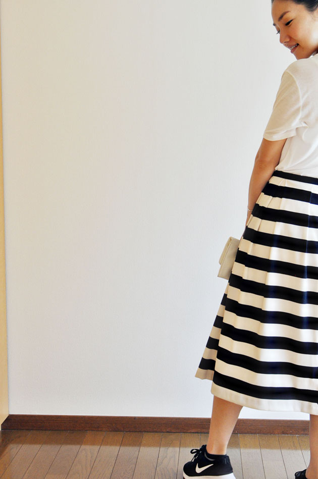stripes midi skirt by vivat veritas for Me Made May 2016