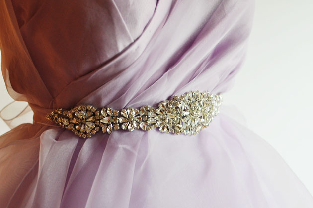 sparkly bridal belt