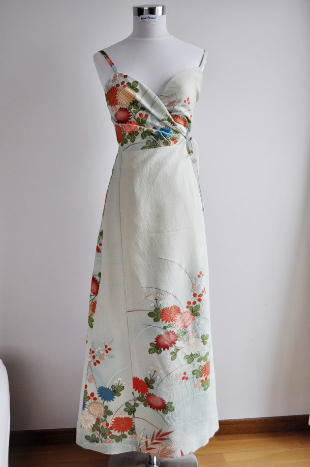 kimono maxi dress