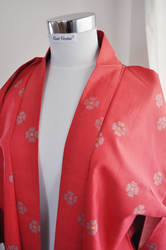 cotton kimono jacket fuschia pink