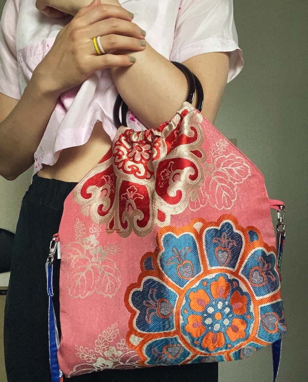 plastic handle obi upcycle bag