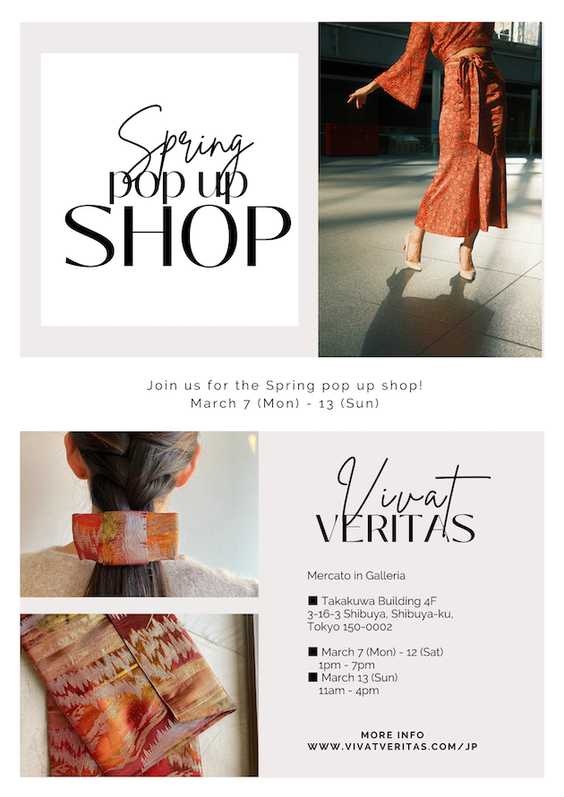 spring, pop up, Vivat Veritas, shibuya 